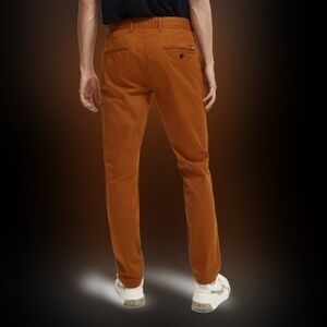 Scotch & soda Mott Super-Slim Chino in Walnut sz 28 x 32